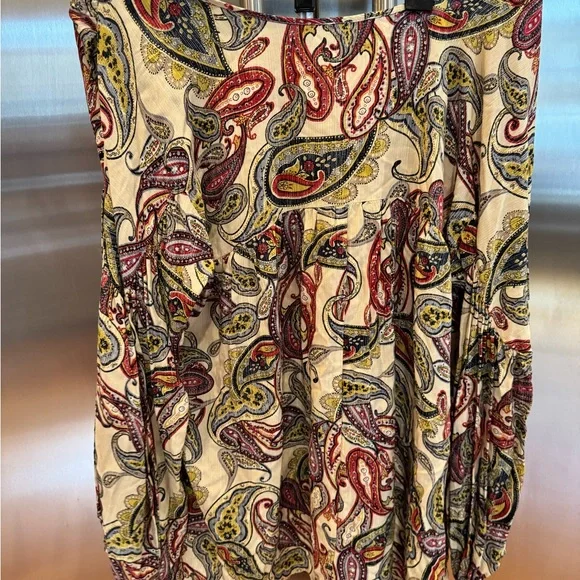 Umgee Multicolor Paisley Blouse - Picture 5 of 7